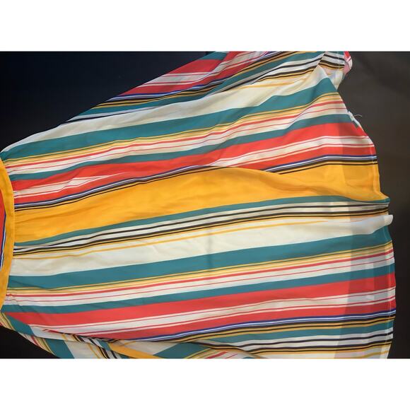 A. Calin by Flying Tomato Vertical Striped Size Small A Line Skirt Retro Vintage - Picture 2 of 6